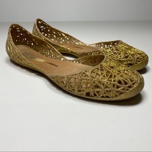 Melissa + Campana Zigzag Ballerina Flats: size 8